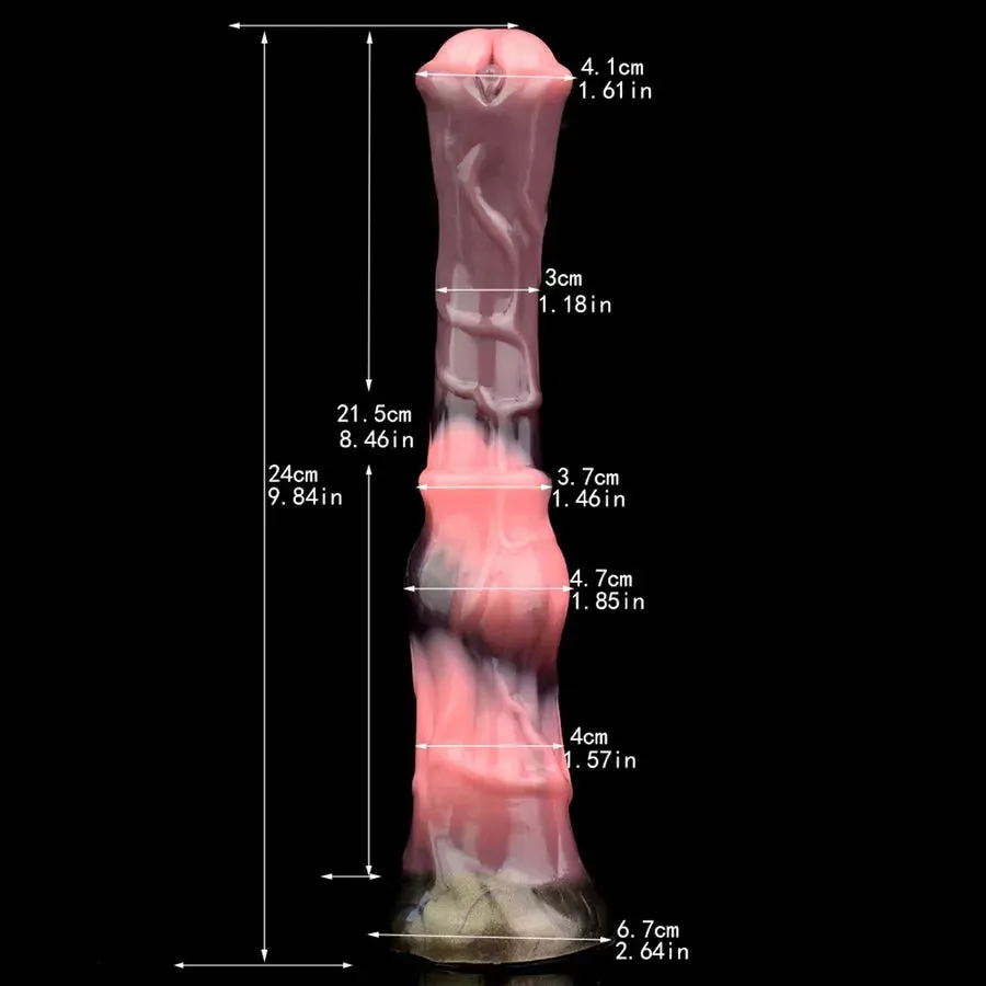 10 Inches Pure Silicone Horse Dildo