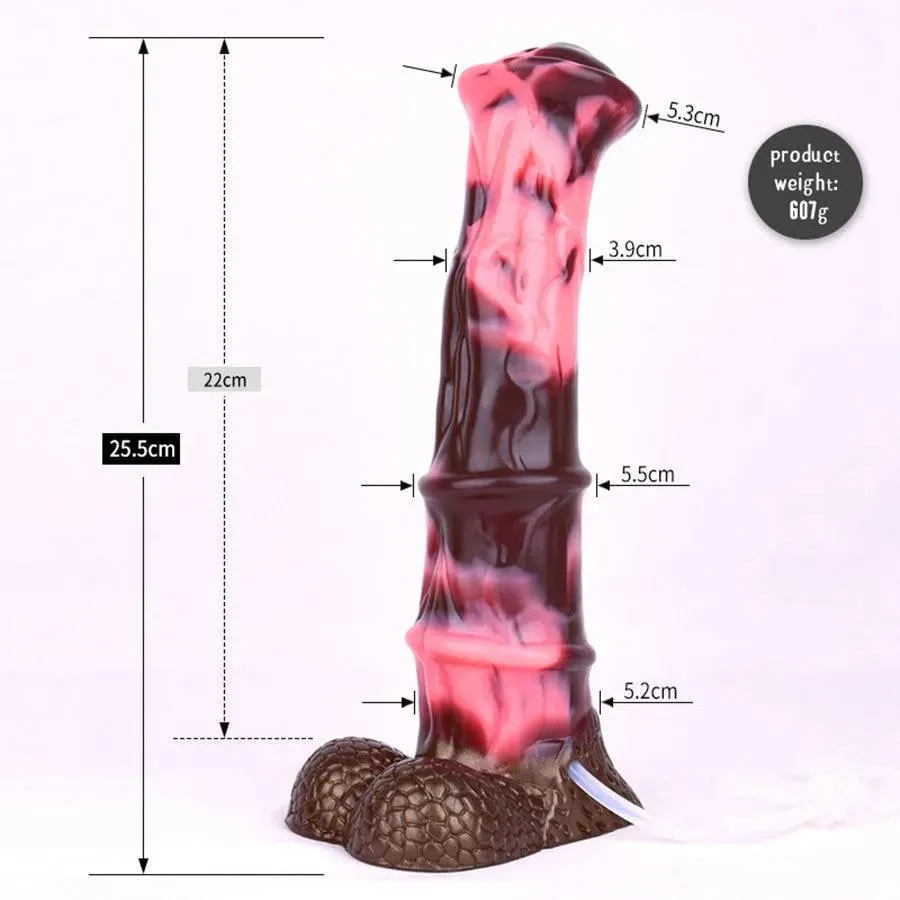 10 Inches Realistic Silicone Horse Squirting Dildo