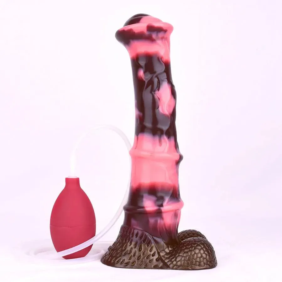 10 Inches Realistic Silicone Horse Squirting Dildo