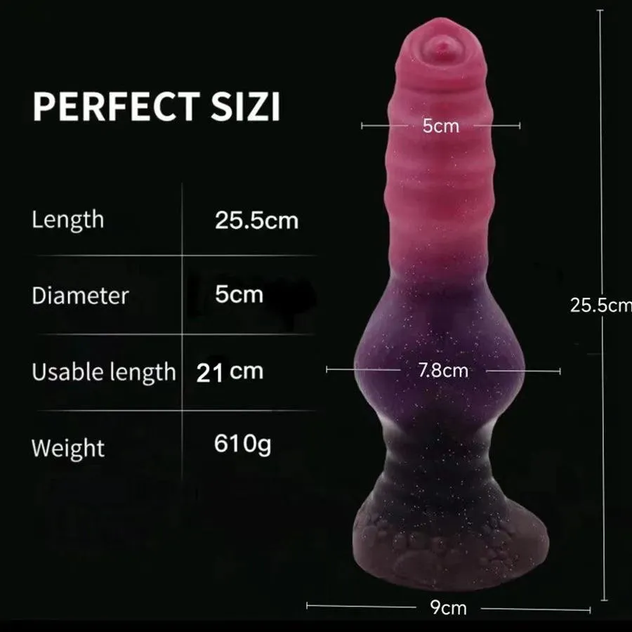 10 Inches Silicone Dog Dildo Sex Toy