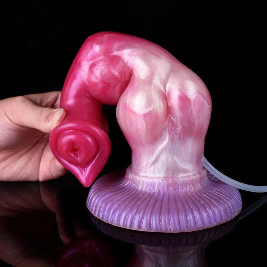 10 Inches Silicone Ejaculating Dildo Sex Toy