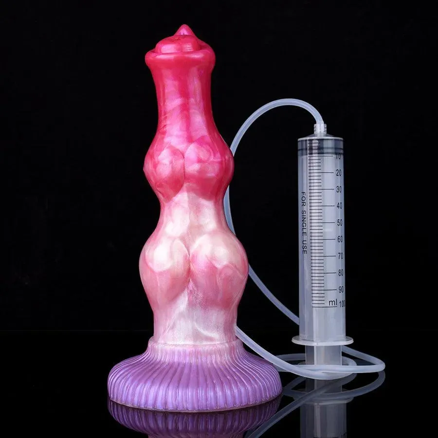 10 Inches Silicone Ejaculating Dildo Sex Toy