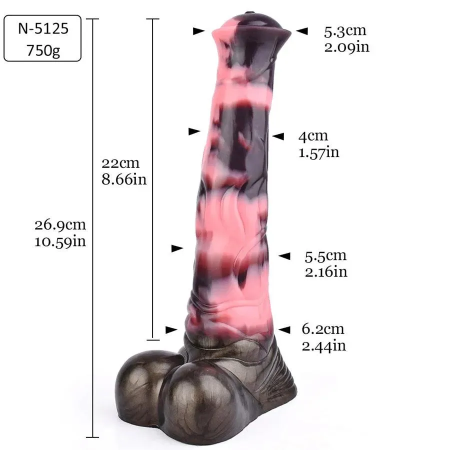 10 Inches Top Silicone Suction Cup Horse Dildo Sex Toy