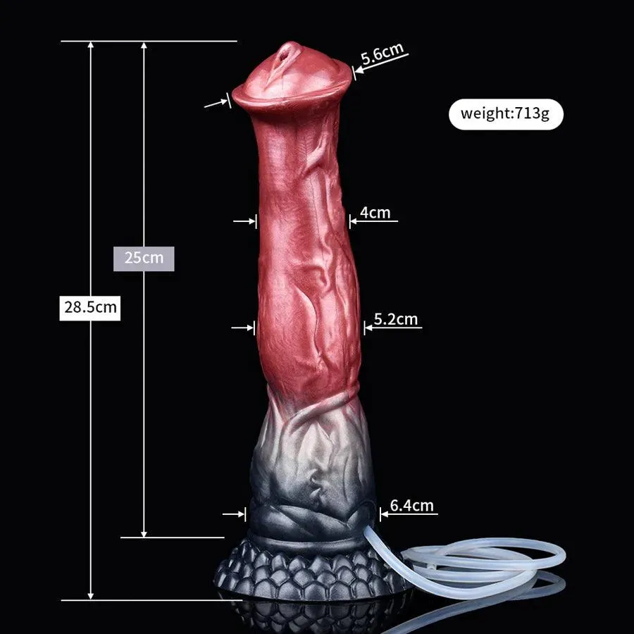 11 Inches Silicone Ejaculating War Horse Dildo