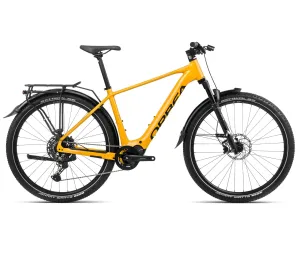 2024 Orbea KEMEN SUV 30 Trekking Urban E-Bikes - Large, Mango (Gloss) - Black (Matte)