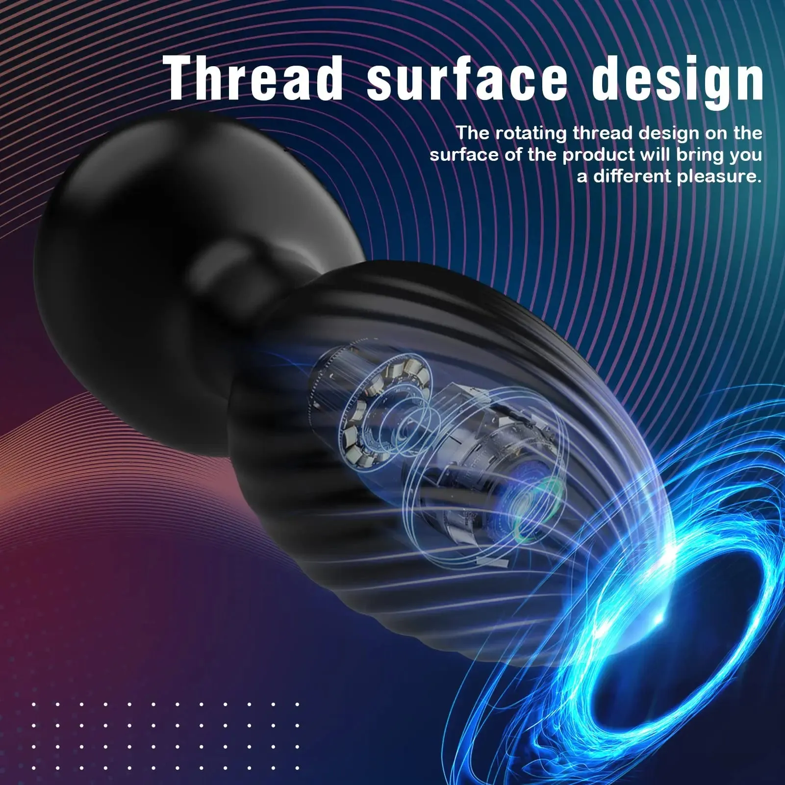 360° Rotating Anal Plug – Wireless APP Control