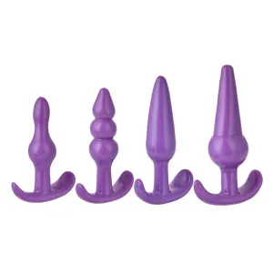 4-Piece Anal Plug Set For Beginners
