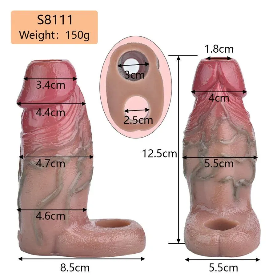 5 Inches Silicone Cock Extension Sleeve