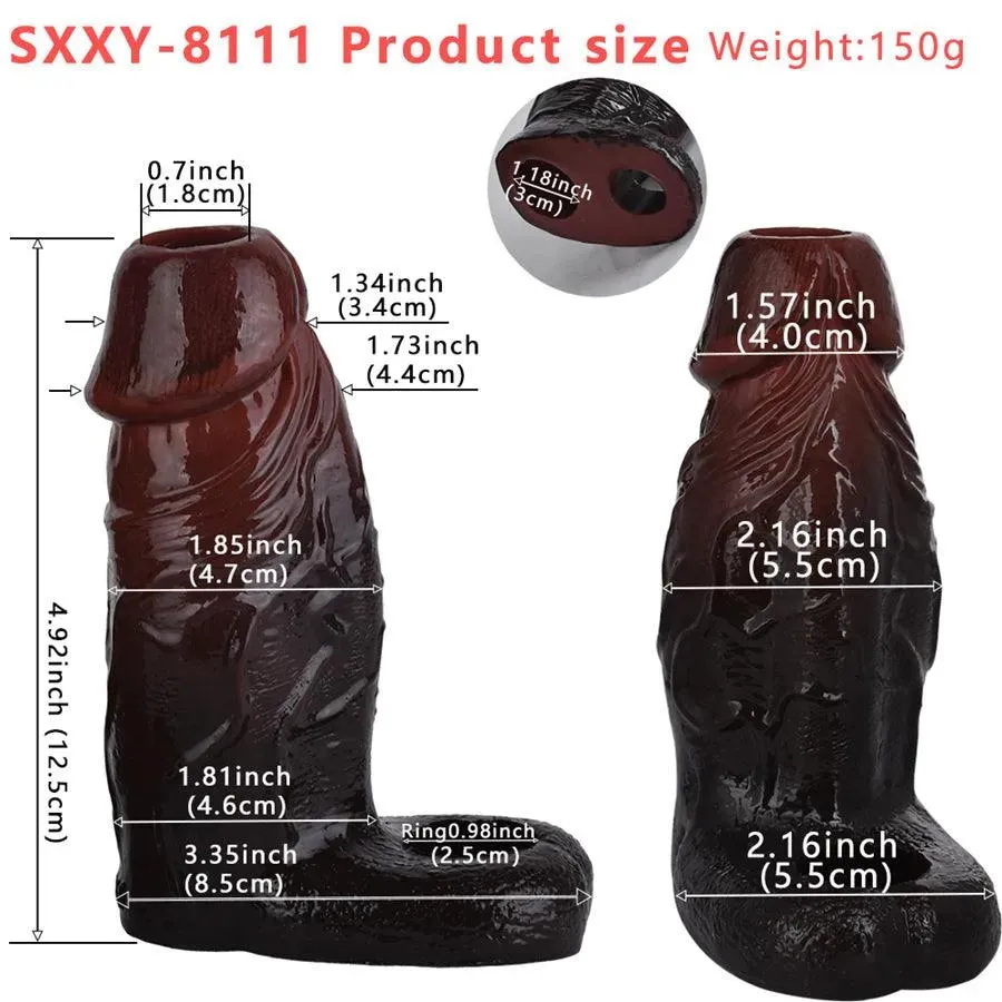 5 Inches Silicone Cock Extension Sleeve
