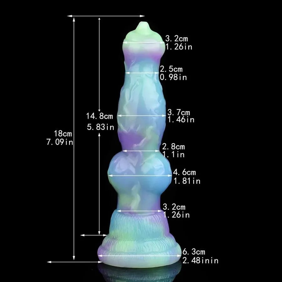 7 Inches Silicone Dog Dick Dildo