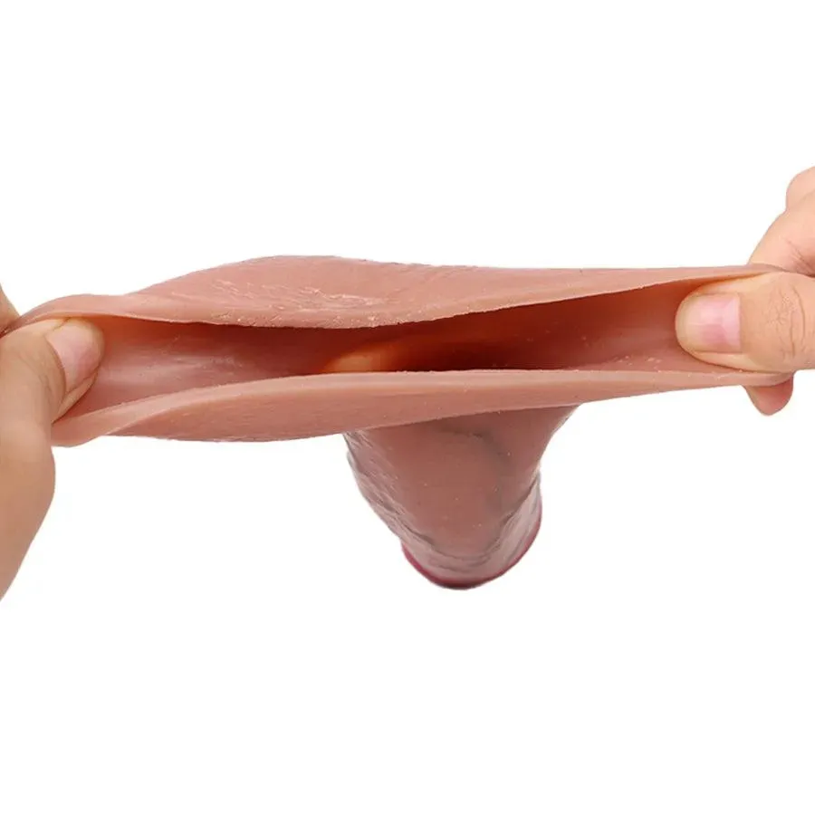 7 Inches Silicone Huge Penis Sleeve