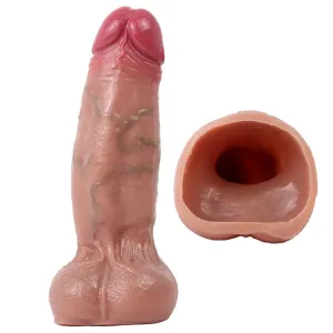 7 Inches Silicone Huge Penis Sleeve