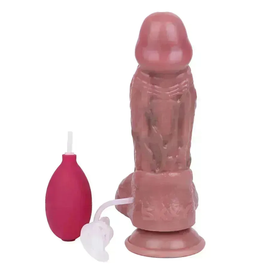 8 Inches Realistic Ejaculating Dildo