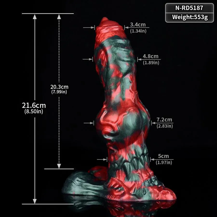 8.5 Inches Suction Cup Dog Knot Dildo