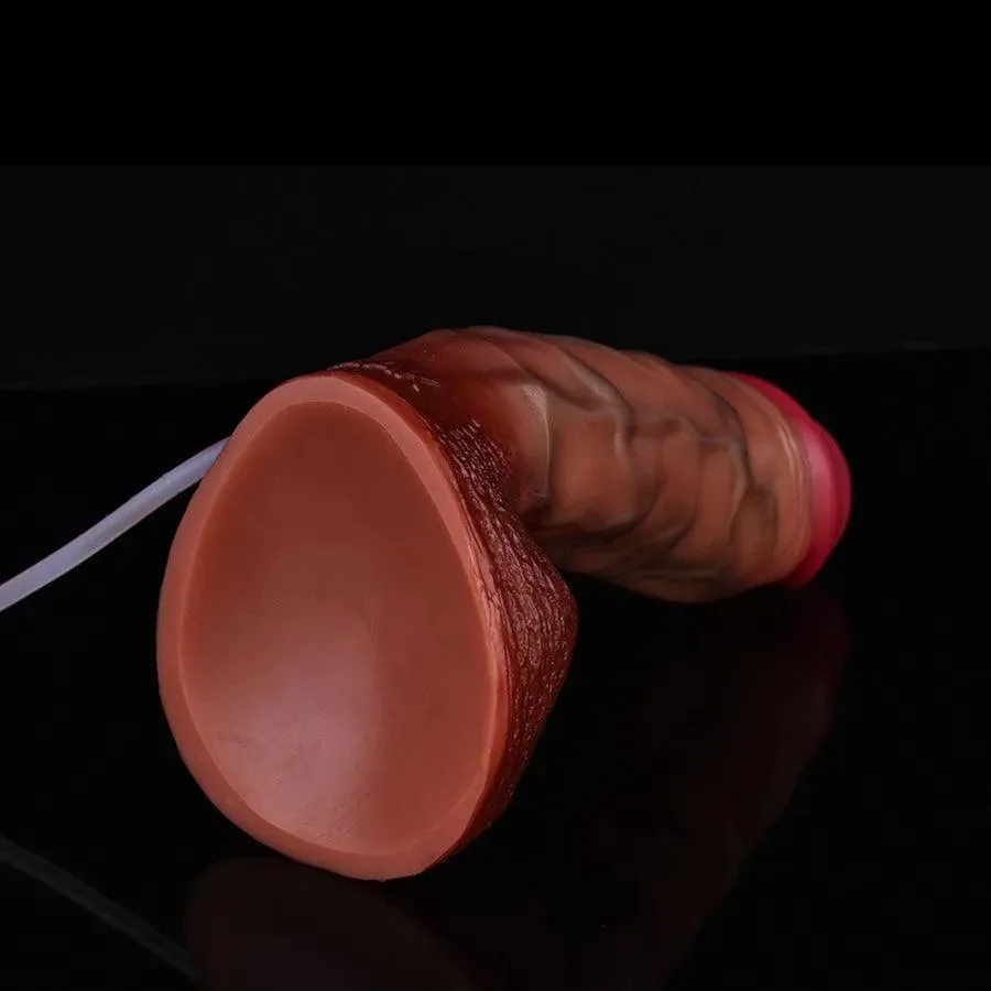 9 Inches Silicone Cumming Dildo