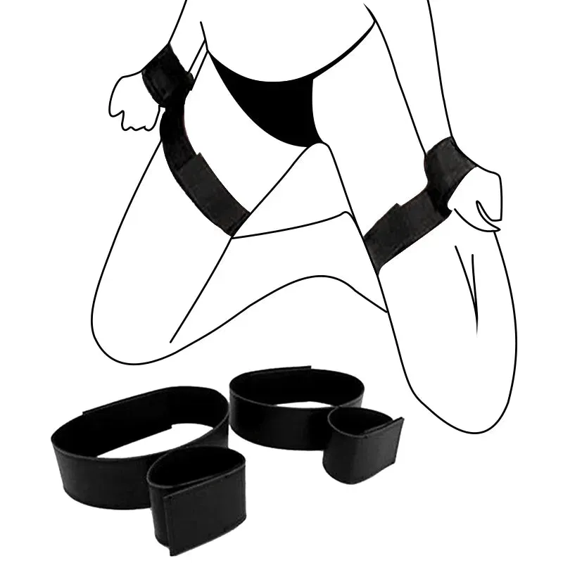 Adjustable Ergonomic Handcuffs & Ankle Cuffs Restraint Bondage Collection