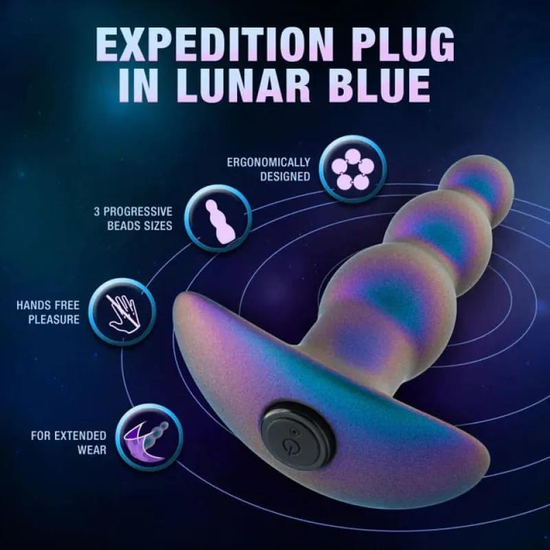 Anal Adventures Matrix - Expedition Plug - Lunar Blue