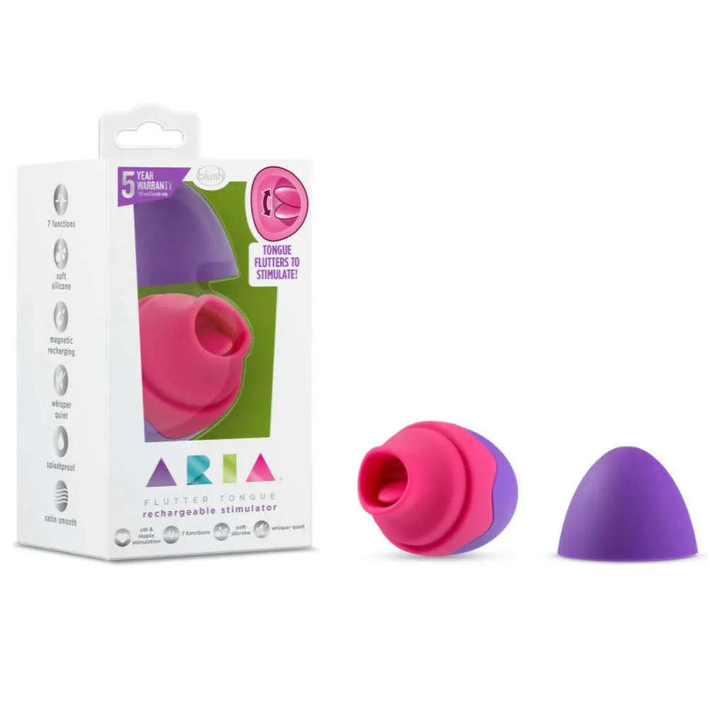 Aria Flutter Tongue Stimulator - Discreet Clit Licking Toy!