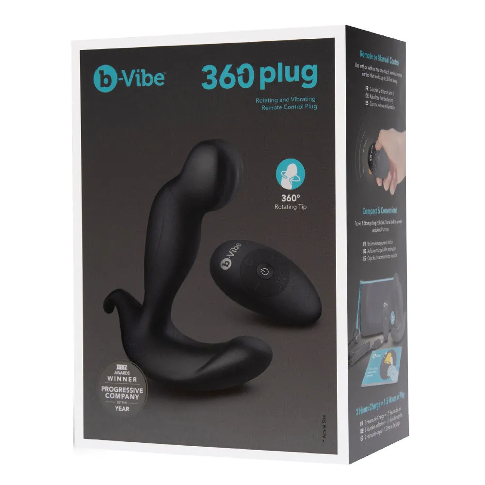 b-Vibe 360 Rotating & Vibrating Remote Control Prostate Plug