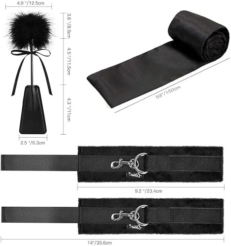 BDSM Erotic Bondage Set - Ideal for Extreme Play and Beginners