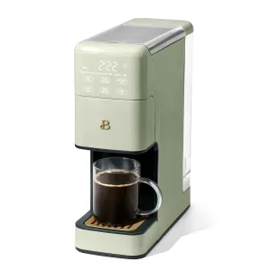 Beautiful 19334 Perfect Grind Programmable Single Serve Coffee Maker, Sage Green by Drew Barrymore