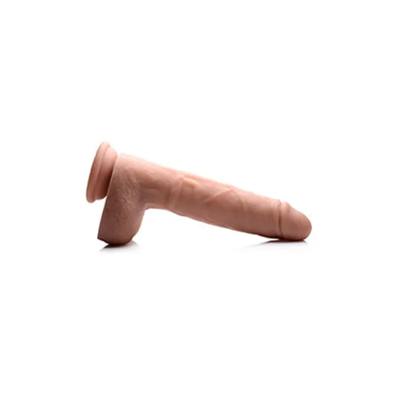 Big Shot 9 Inch Silicone Thrusting Dildo With - Balls and Remote