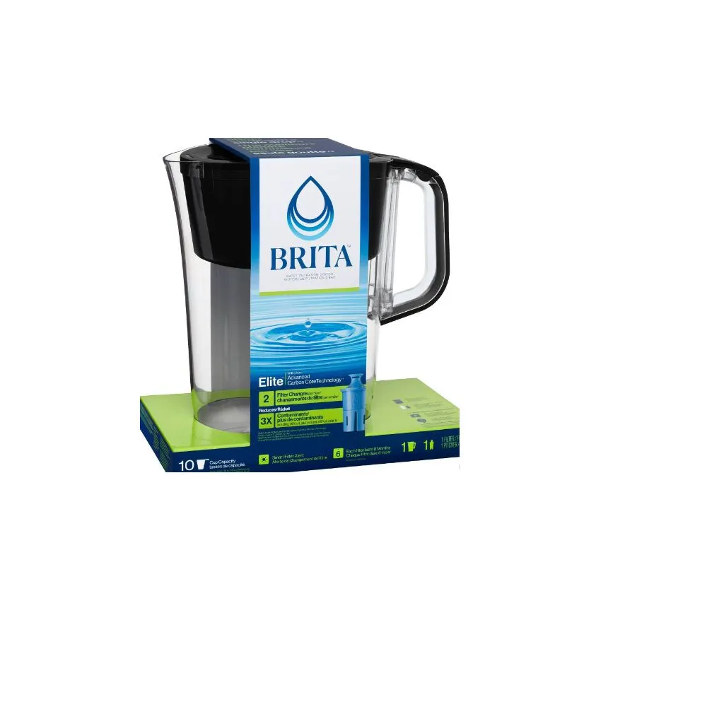 Brita Tahoe Pitcher with Elite Filter - Black