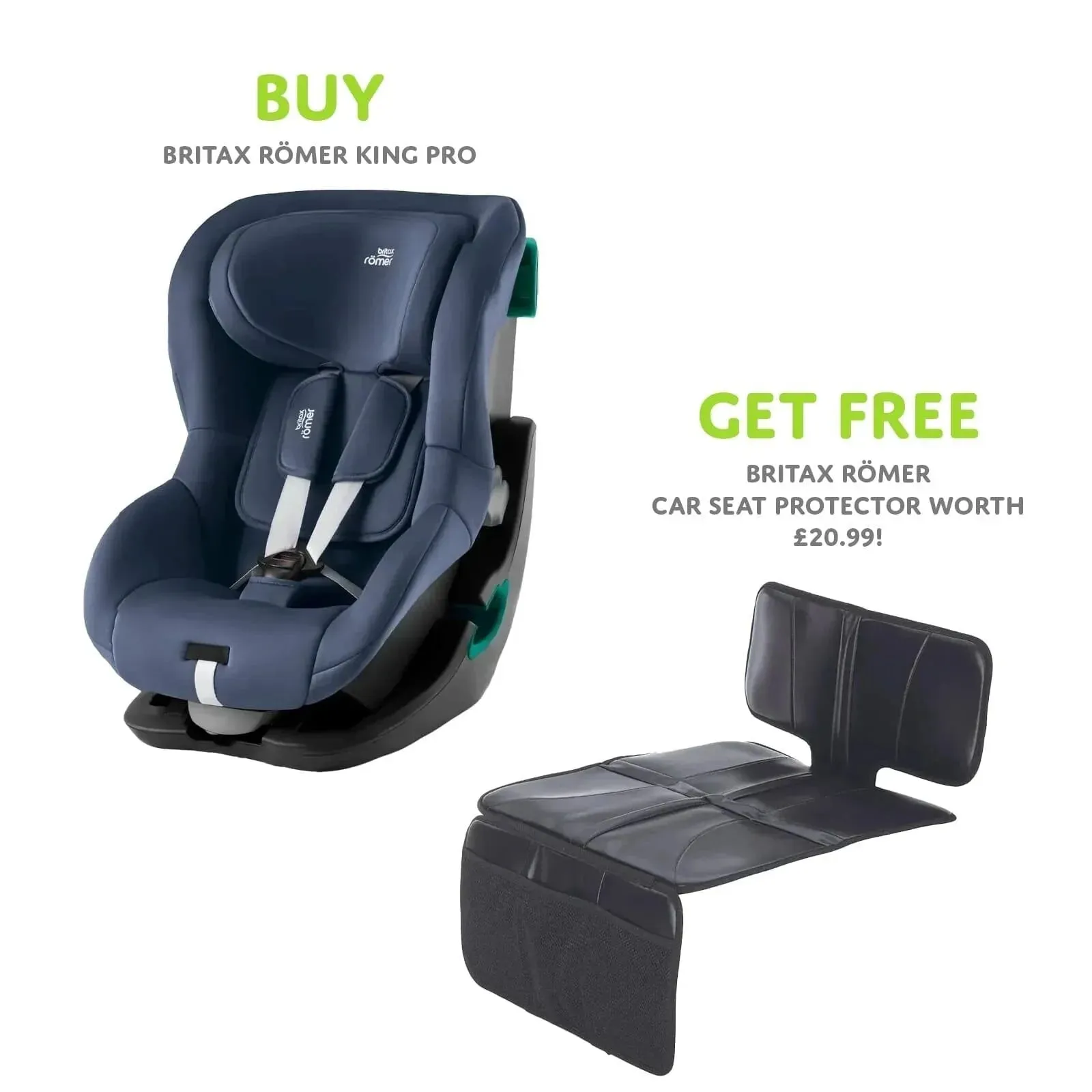 Britax Römer King Pro BR i-SIZE Group 1 Car Seat - Moonlight Blue