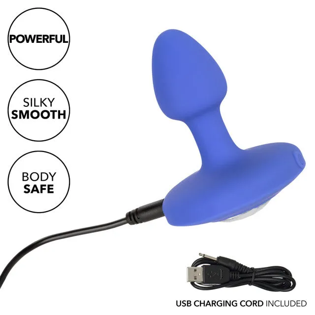 Cheeky Gems SMALL RECHARGEABLE VIBRATING Butt Plug Blue