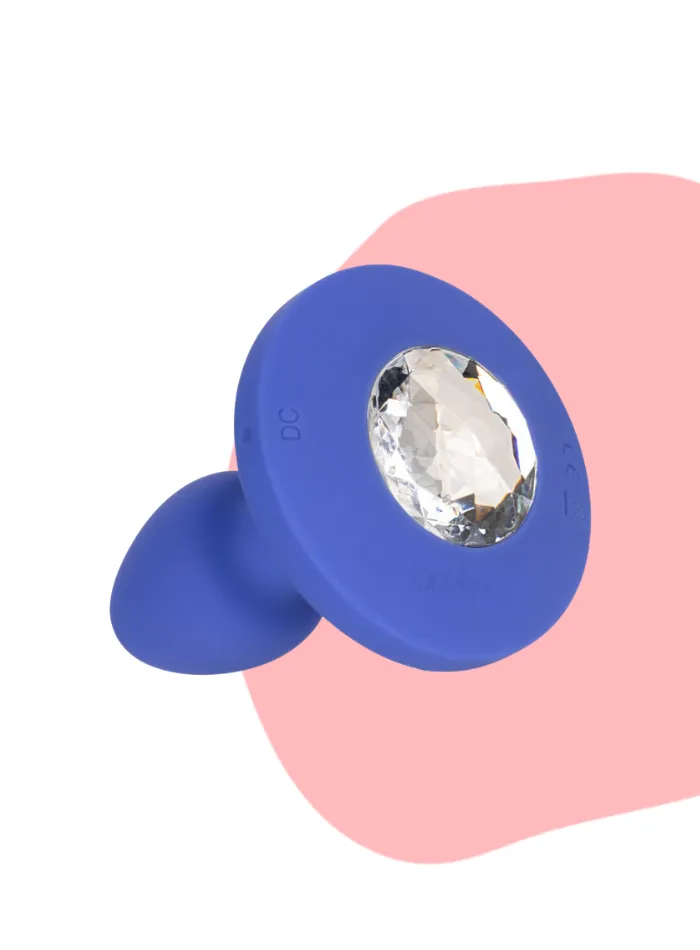 Cheeky Gems SMALL RECHARGEABLE VIBRATING Butt Plug Blue