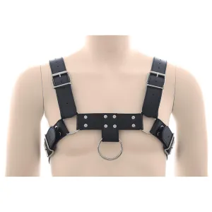 Chest Harness - Bulldog PVC Vegan Leather