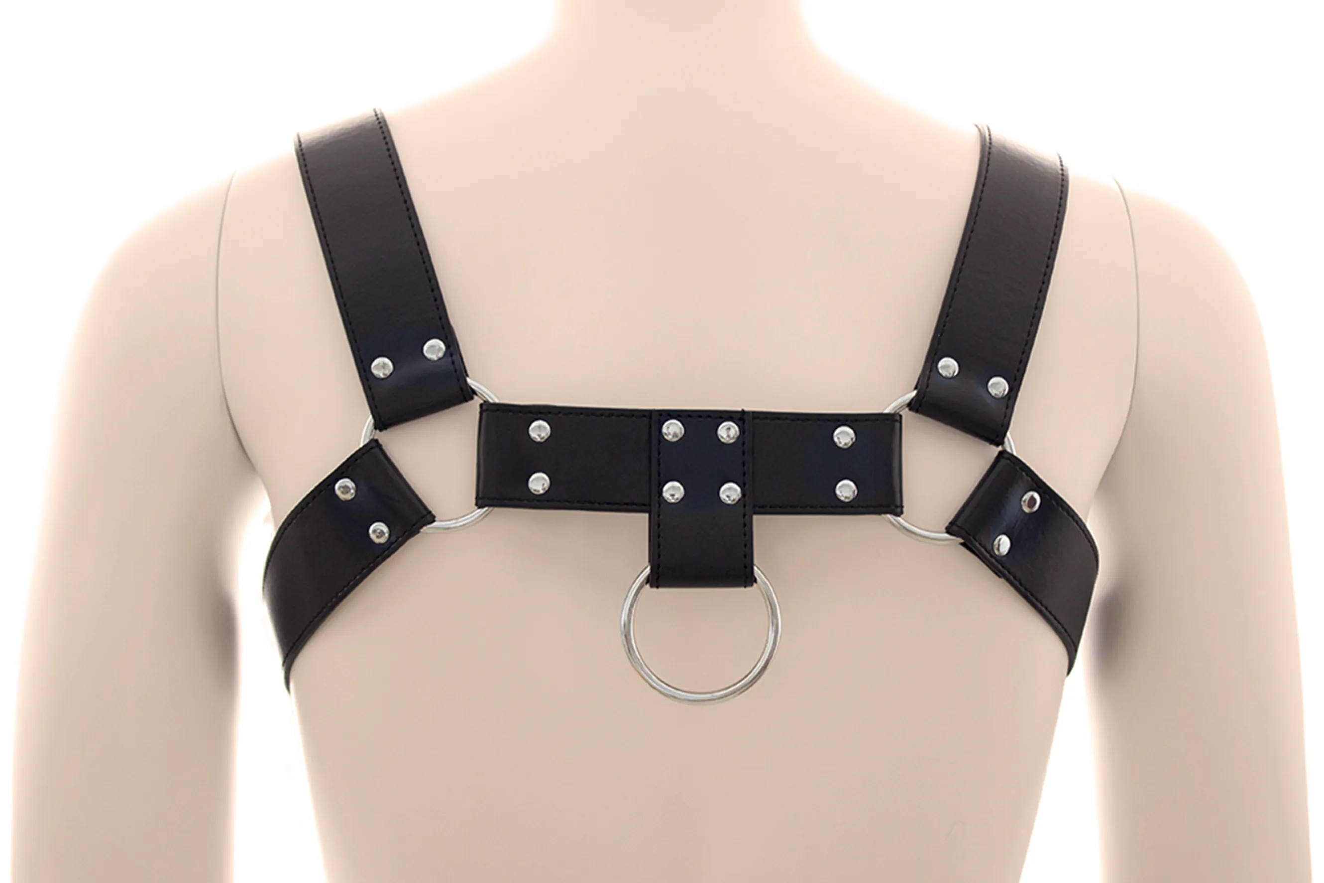 Chest Harness - Bulldog PVC Vegan Leather
