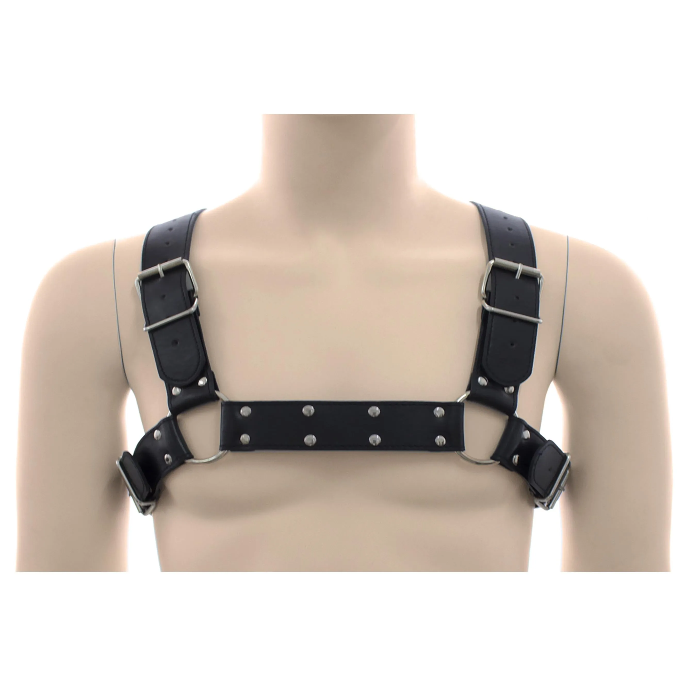 Chest Harness - English Bulldog PVC Vegan Leather