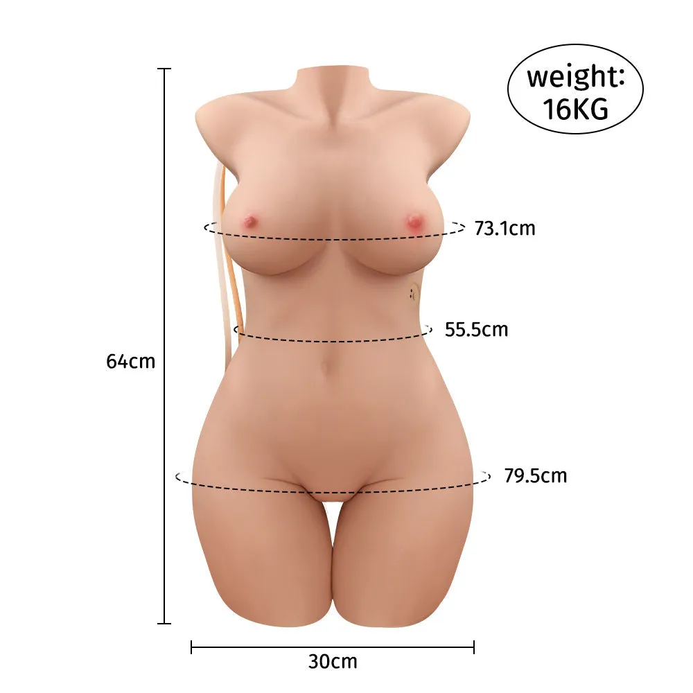 Christina - 39.27LB Realistic Sex Doll with Suction & Vibration