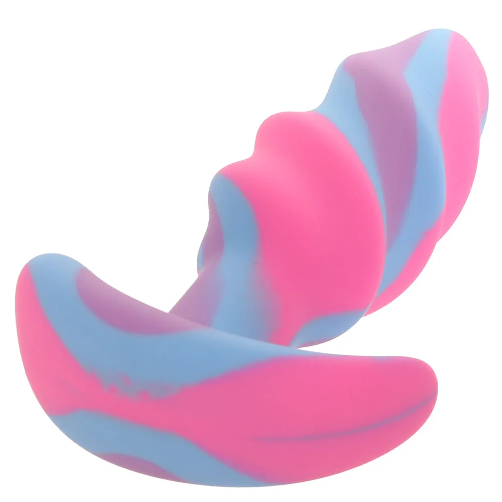 Creature Cocks Unicorn Swirl Silicone Butt Plug in Small