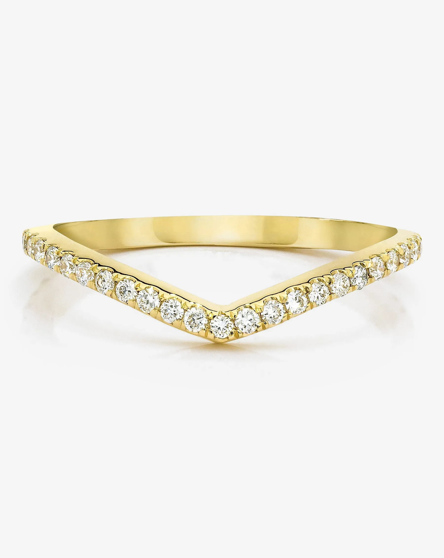 Curved Diamond Band