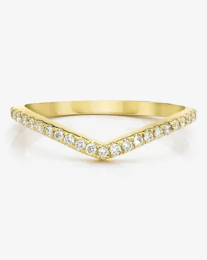 Curved Diamond Band