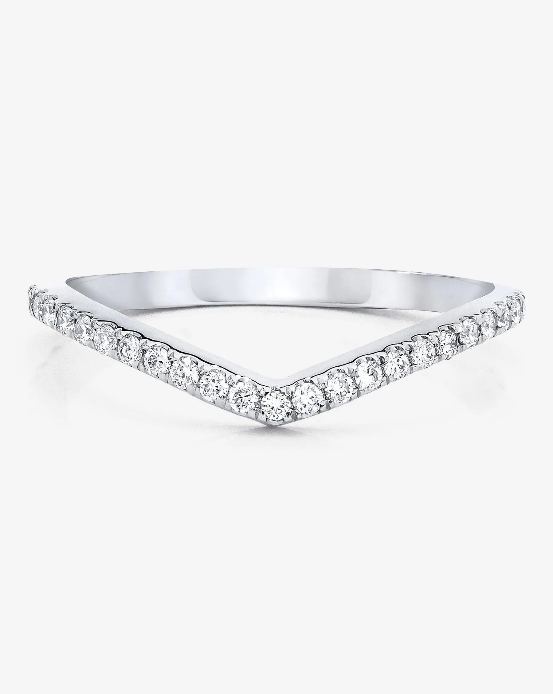 Curved Diamond Band