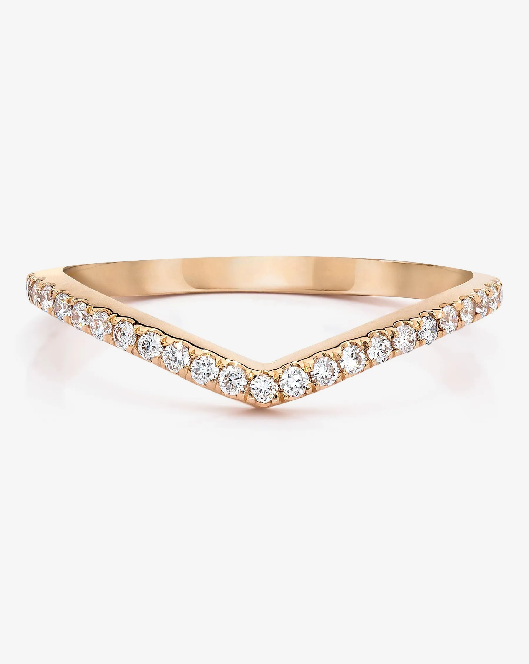 Curved Diamond Band