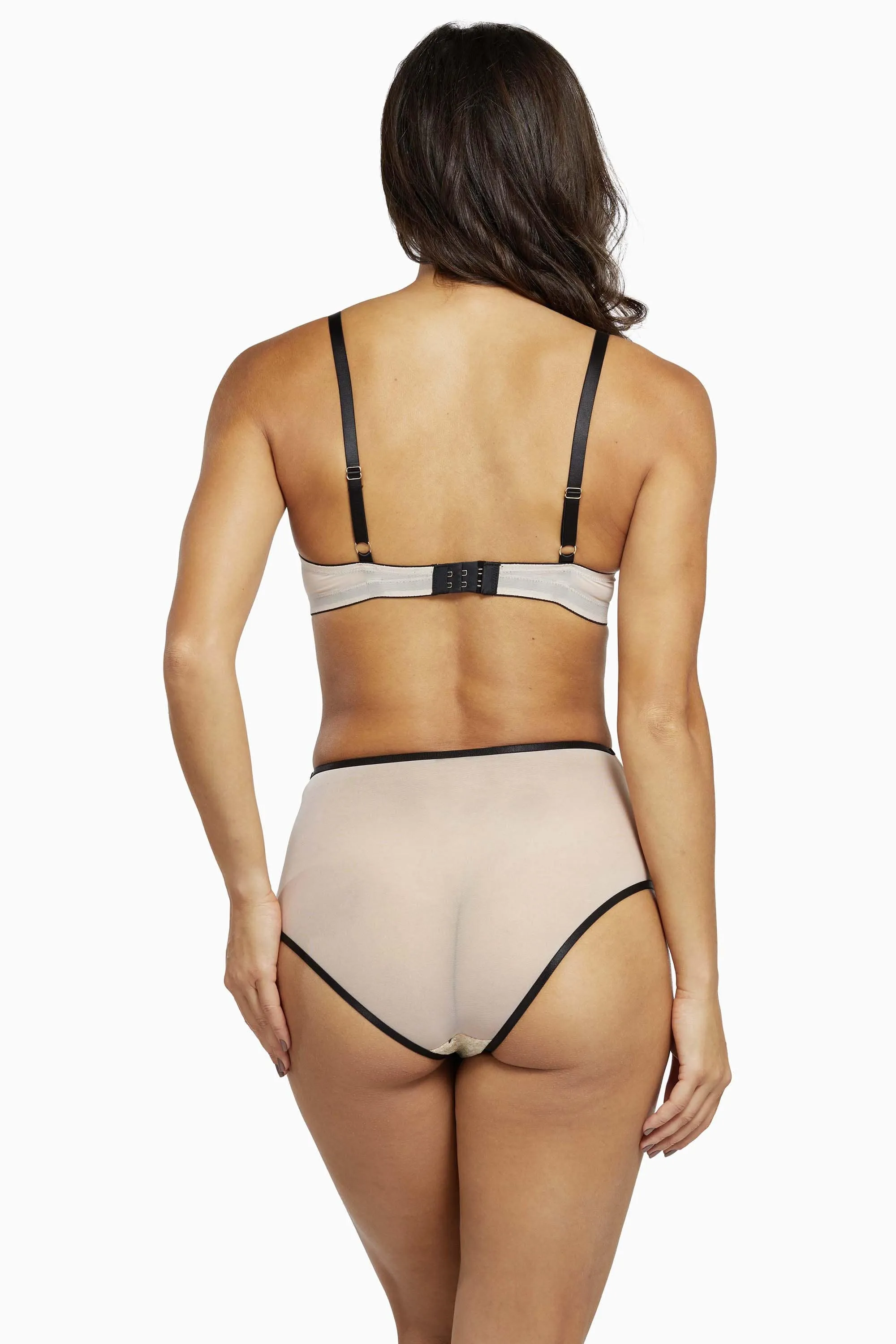 Dakota Snake High Apex Bra with Overbust Straps