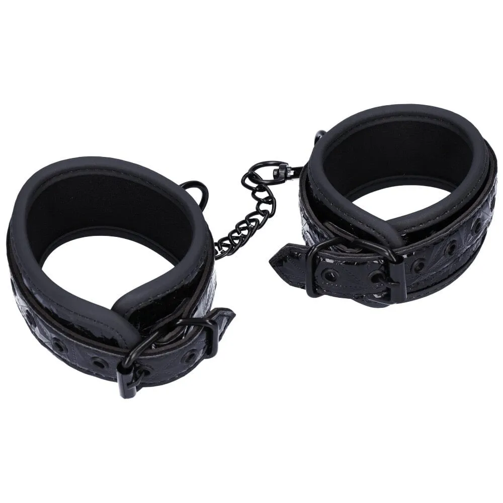 Dark Amour Leather Ankle Cuff Restraints