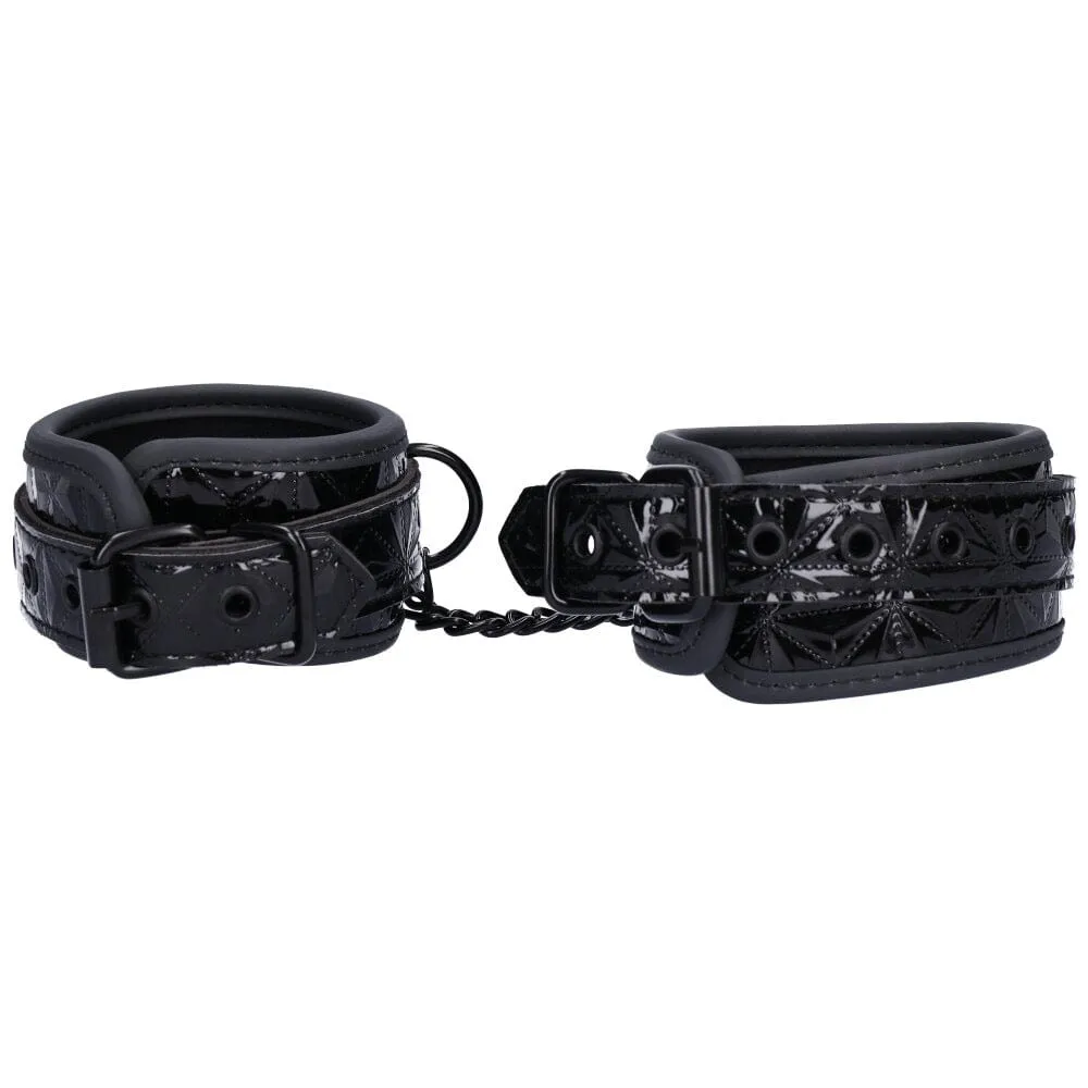 Dark Amour Leather Ankle Cuff Restraints