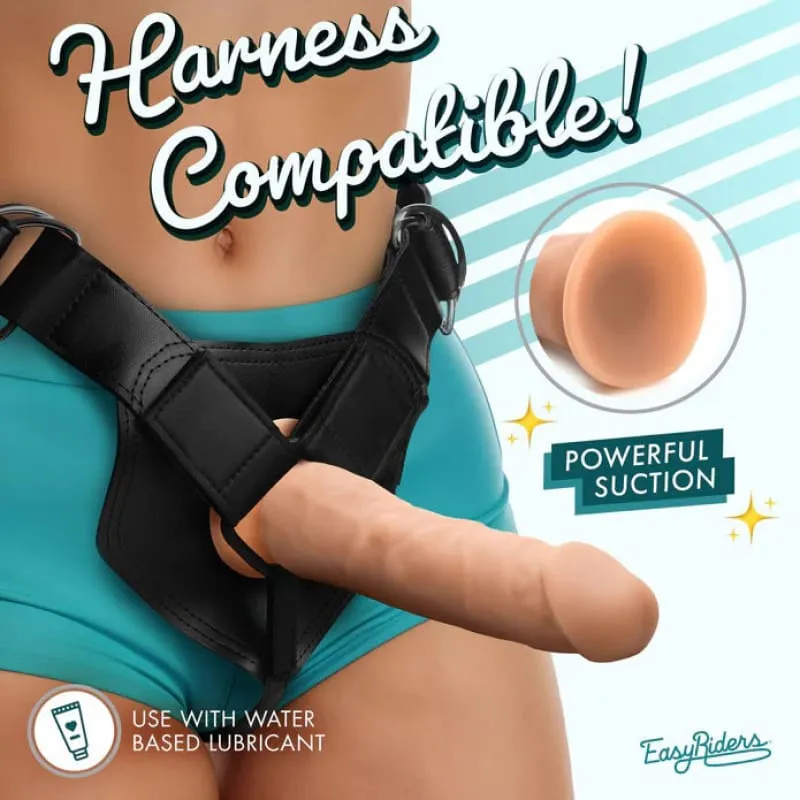 Easy Riders 7&quot; Silicone Dildo - Medium