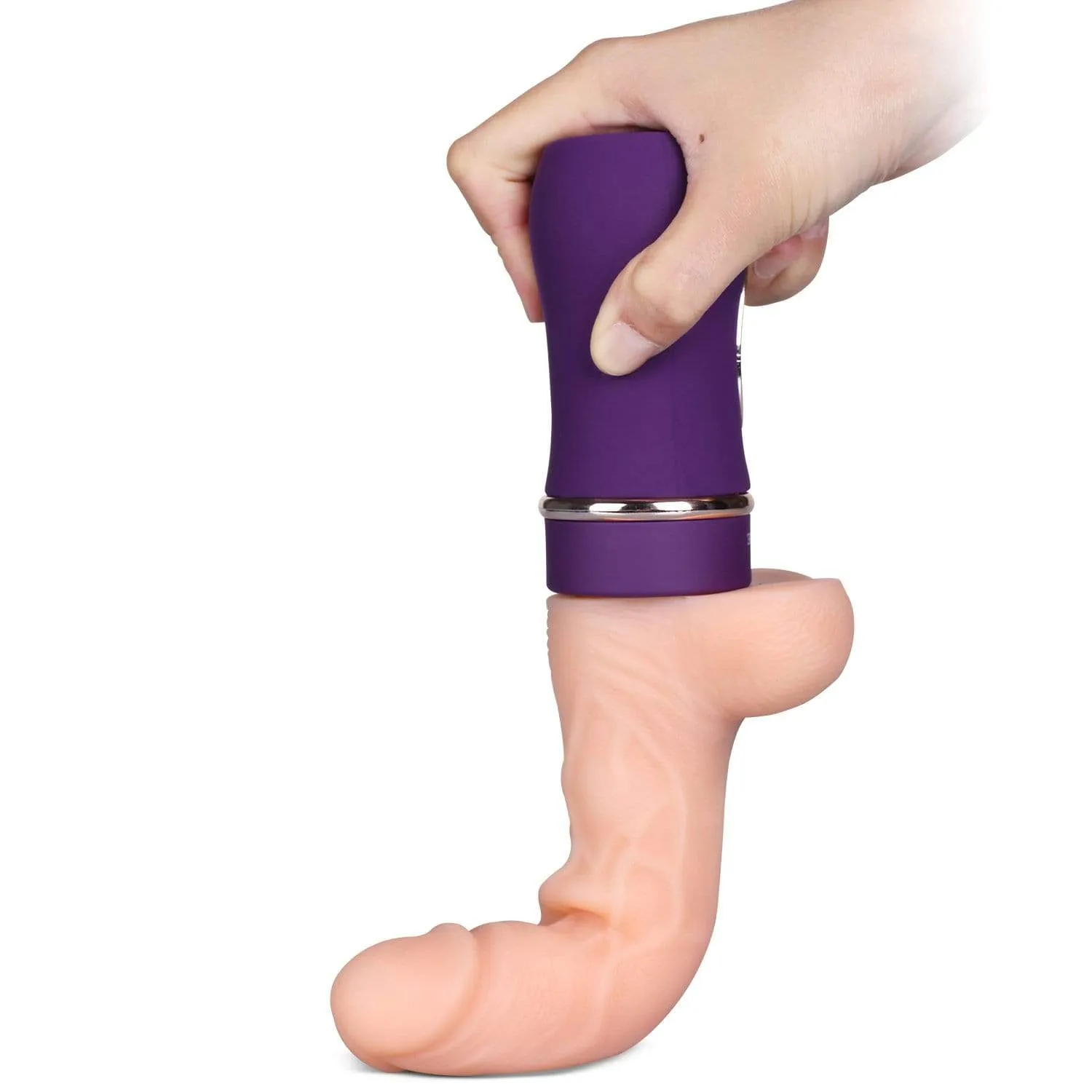 Erocome - Auriga Thrust Realistic Dildo Vibrator (Beige)