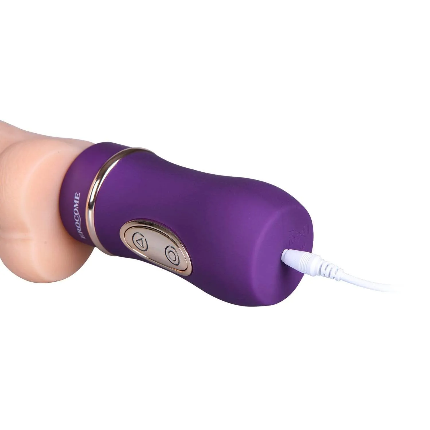 Erocome - Auriga Thrust Realistic Dildo Vibrator (Beige)