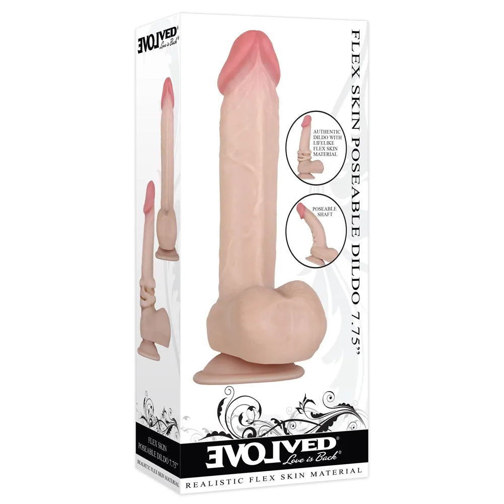 Evolved Flex Skin Poseable 7.75" Dildo