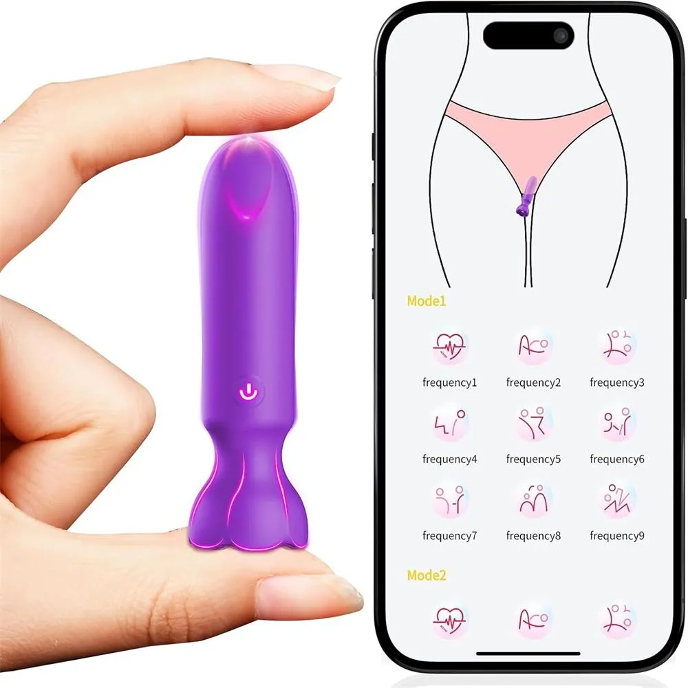 Exomoon App Controlled Rechargeable Silicone Mini Bullet Vibrator #Hold The Moan #Orgasmic Contractions #Real Orgasm