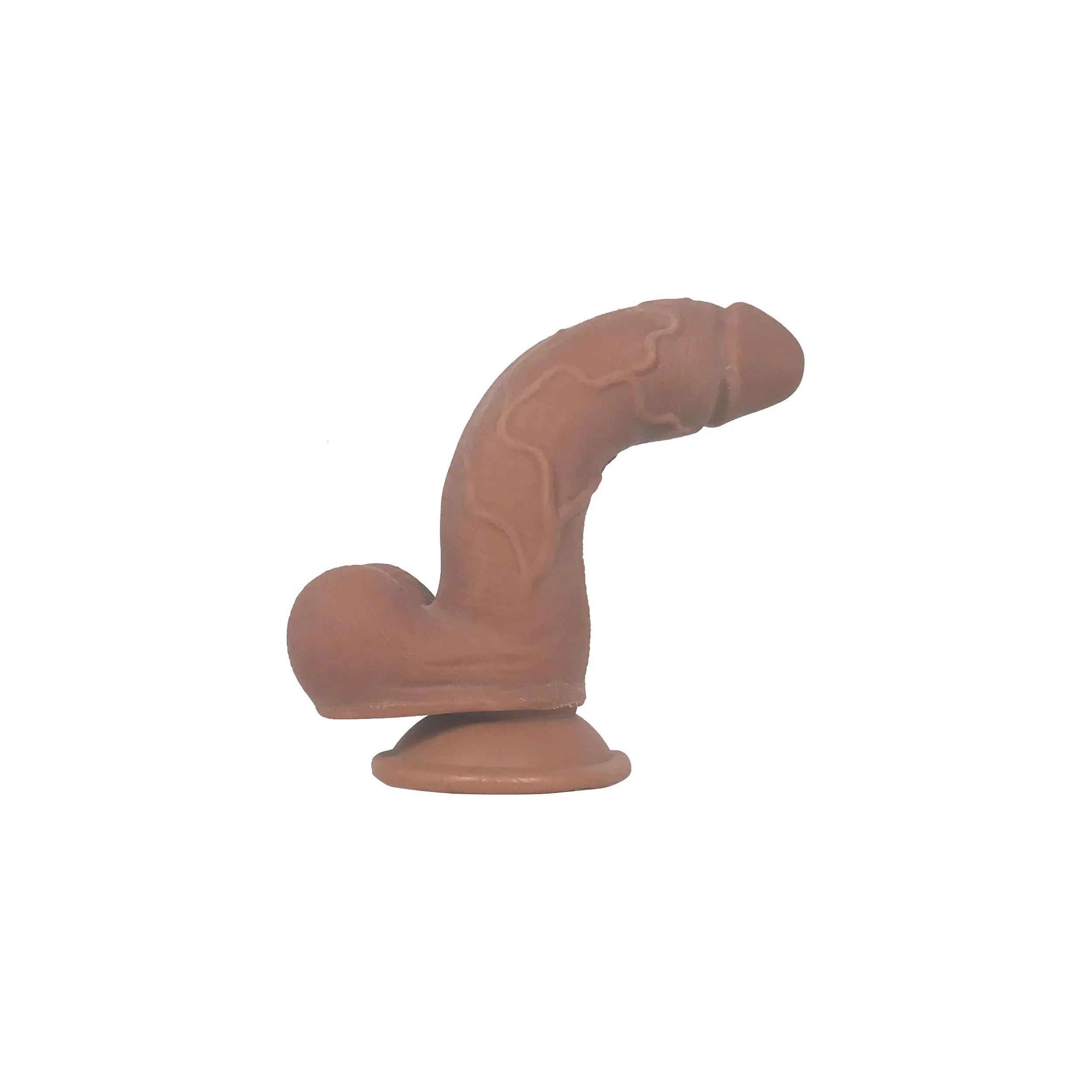 F5 7.75in Self Lubricating Dildo - Brown