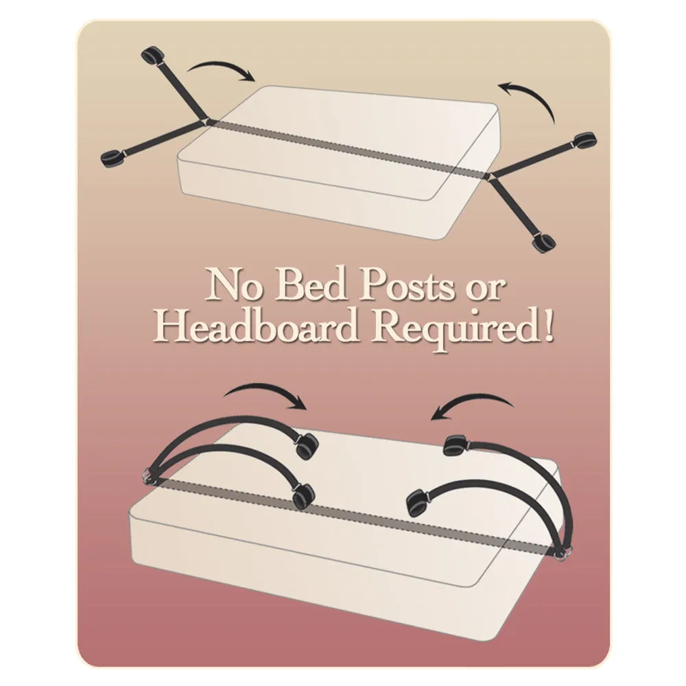 Fetish Fantasy Series Bed Bindings BDSM Restraint Kit