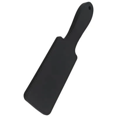 Fetish Pleasure Play Black Square Silicone Paddle